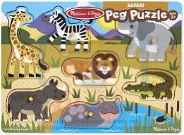 Safari Peg Puzzle