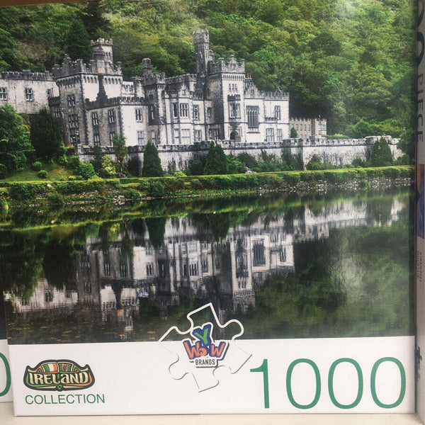 PigBangbang Kylemore Abbey Ireland 1000-Piece Wooden Jigsaw Puzzle (29.5" X 19.6")