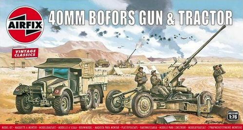 Airfix Borfors Gun & Tractor