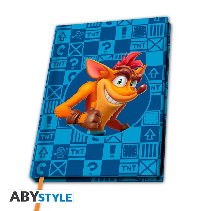 Crash Bandicoot A5 Notebook Crash & Coco