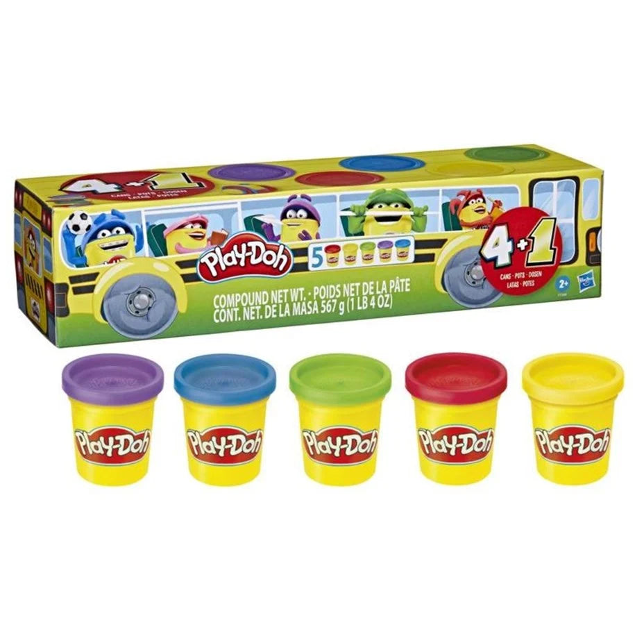Playdoh Back to School Bus 5 Pack
