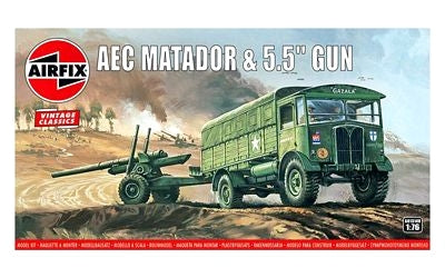 Airfix AEC Matador &5.5 inch Gun