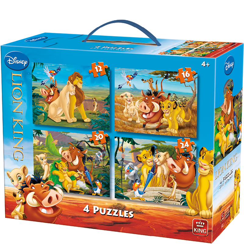 King 4 in 1 Puzzle Disney Lion King