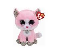 Ty Fiona Pink Cat Boo Medium