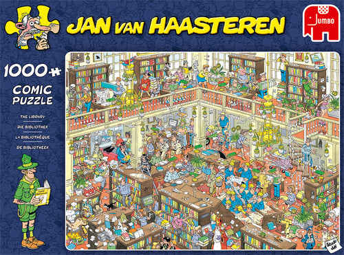 Jan Van Haasteren The Library 1000 Piece Jigsaw