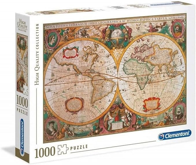 Clementoni Antique Map 1000 Piece Jigsaw