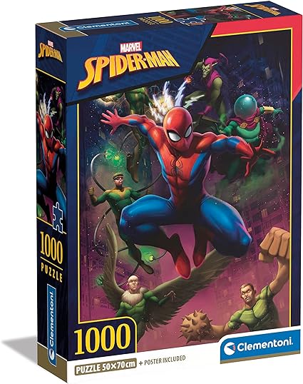 Clementoni Spiderman 1000 Piece HQ Jigsaw
