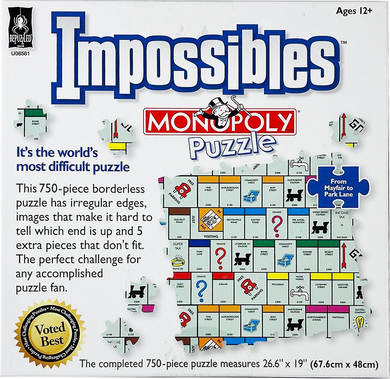 Impossibles Monopoly puzzle