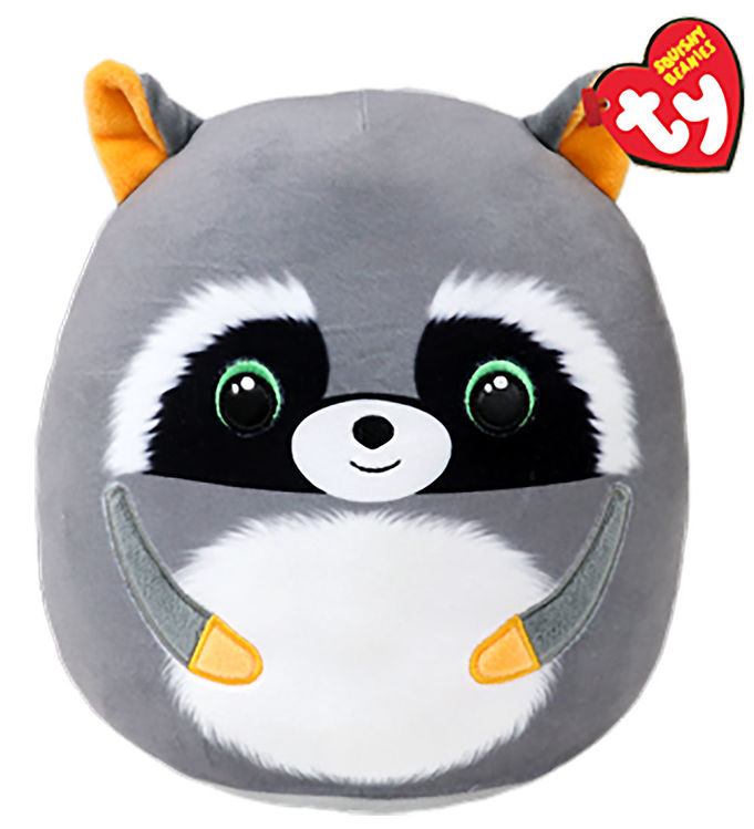 Sneaky Racoon Squishy Beanie 10"