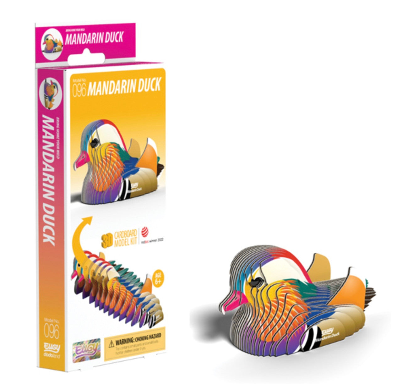 EUGY Mandarin Duck 3D Puzzle