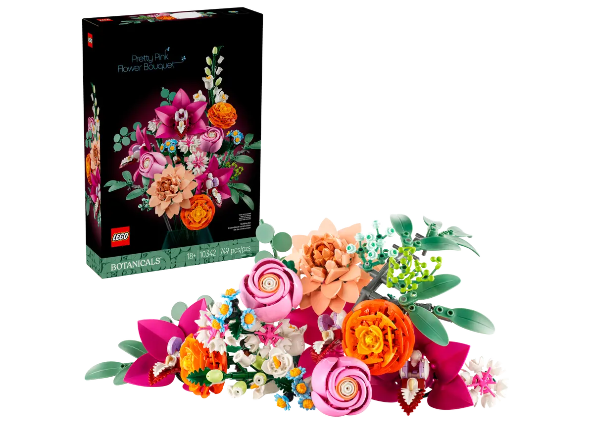 LEGO Botanicals 10342 Flowers Pretty Pink Flower Bouquet