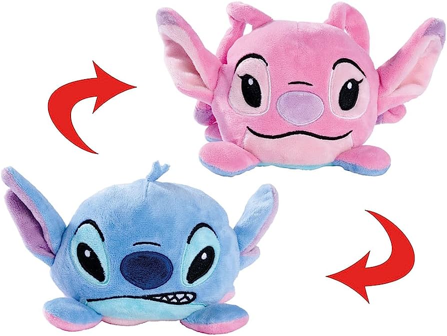 Disney Reversible Stitch &  Angel Soft Toy
