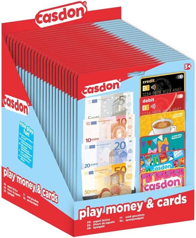 Casdon Play Money & credit Cards