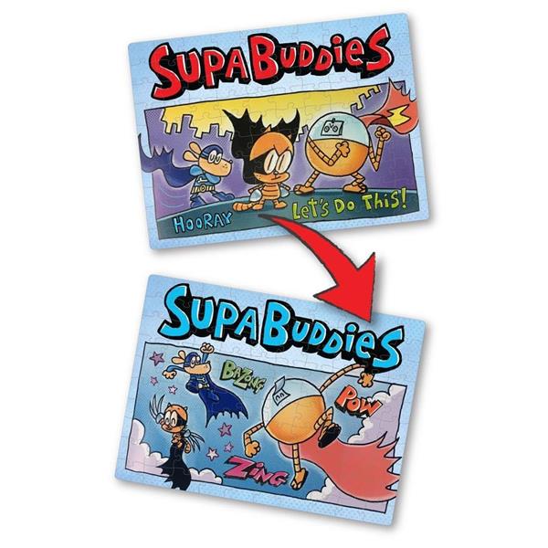 Dogman Supa Buddies Lenticular Puzzle