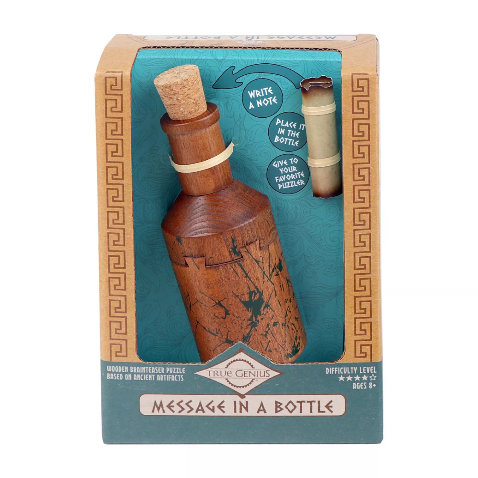 True Genius Message in a Bottle Puzzle