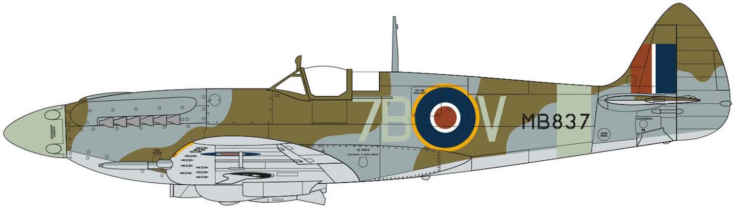 Airfix Supermarine Spitfire MkXII