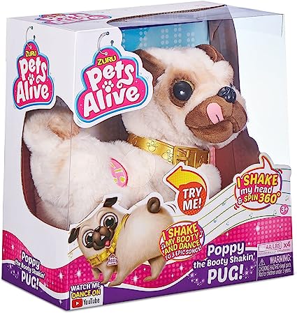 Pets Alive Poppy The Booty Shakin Pug