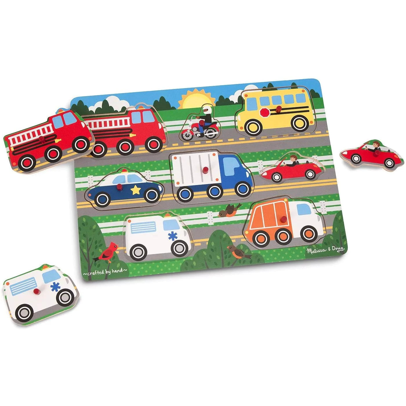 Vehicles Peg Puzzle