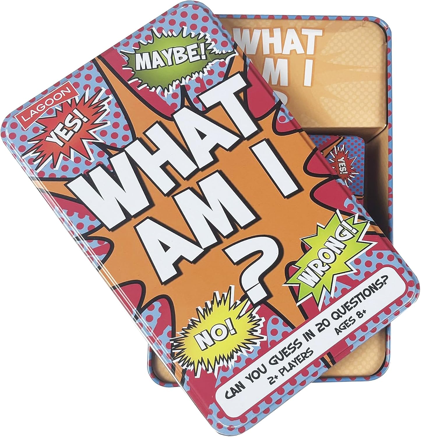 What Am I? game in a Tin