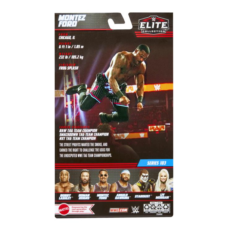 WWE Montez Ford Elite Figure Series 103