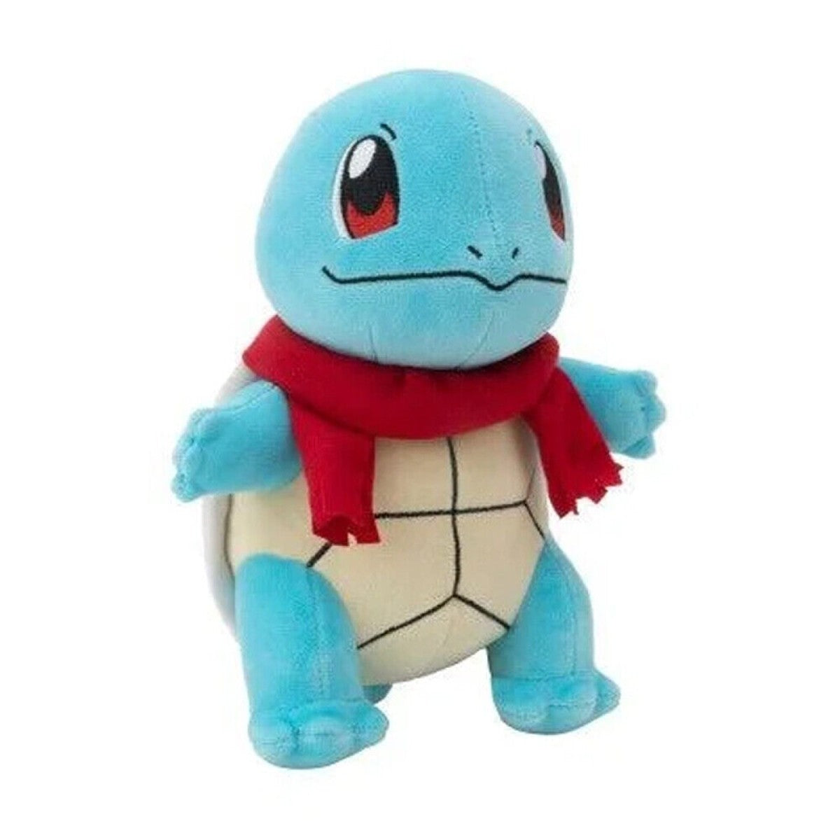 Pokemon 8" Squirtle With Red Scarf Plush