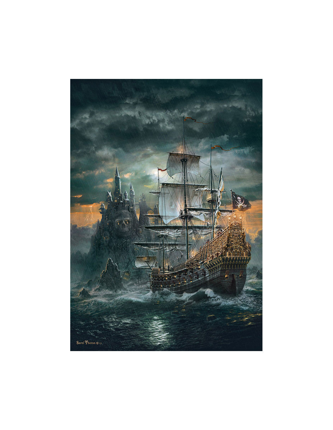 Clementoni The Pirate Ship Panorama 1500 Pc Jigsaw