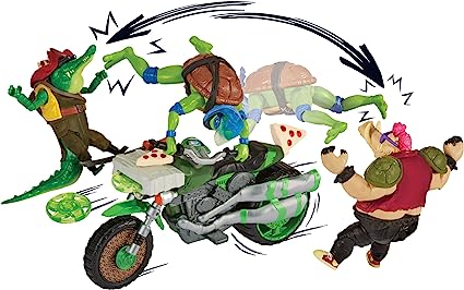 TMNT Mutant Mayhem Leonardos Ninja Kick Cycle