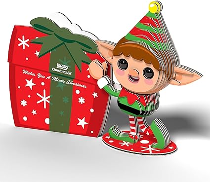 EUGY Christmas Elf 3D Puzzle