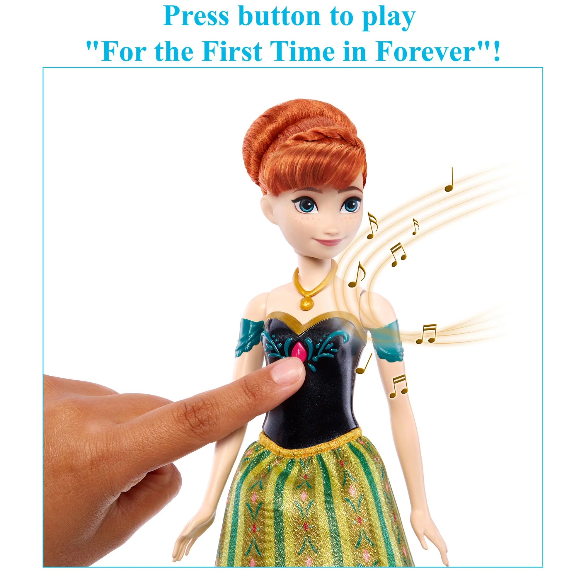 Frozen Princess Singing Anna Fashion Doll