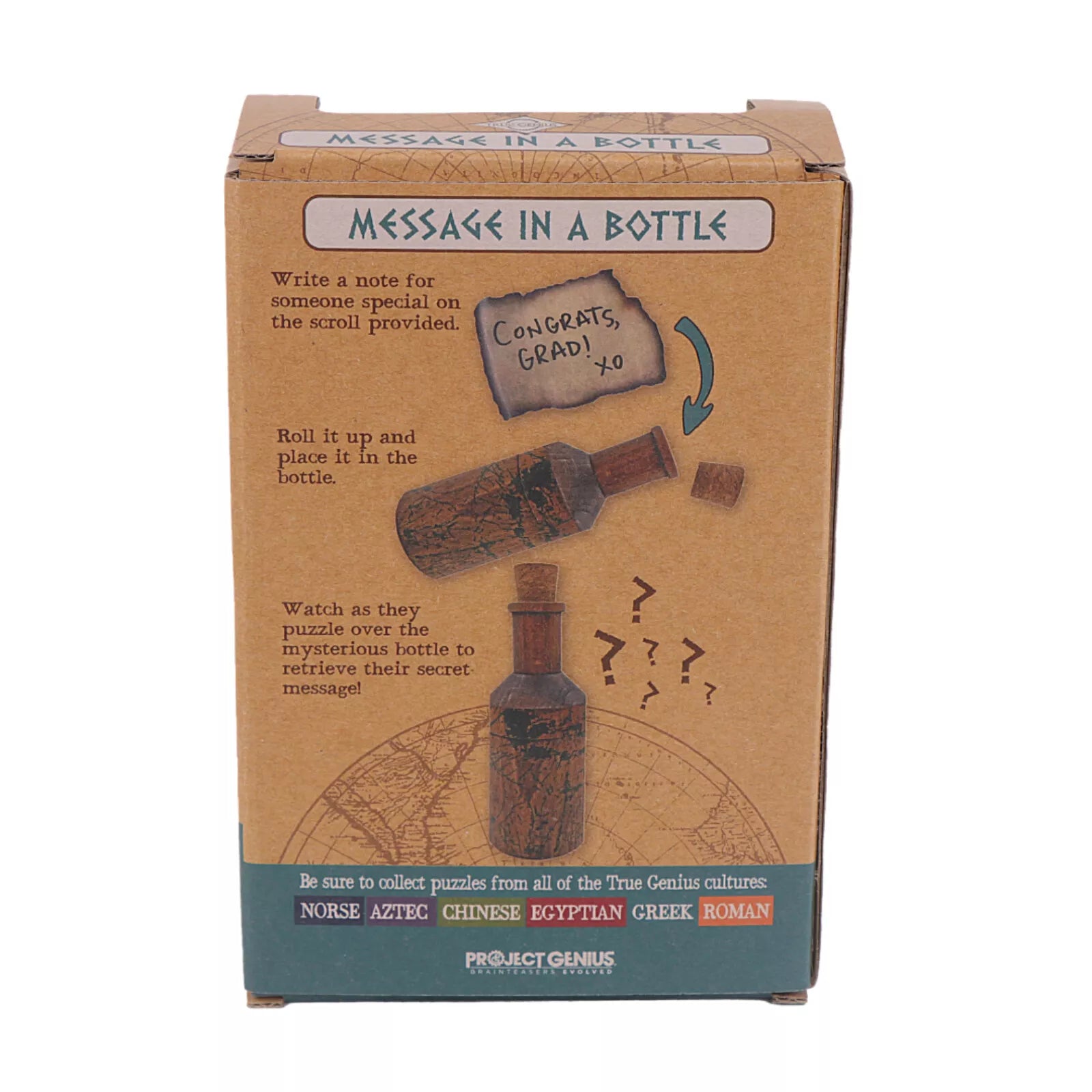 True Genius Message in a Bottle Puzzle