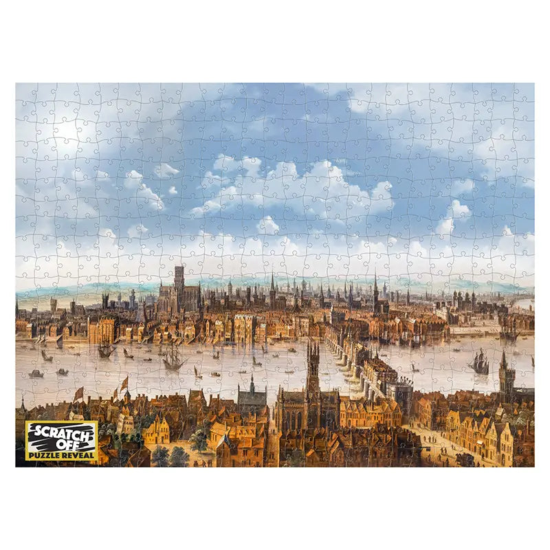 London Scratch Off 500 Piece Jigsaw