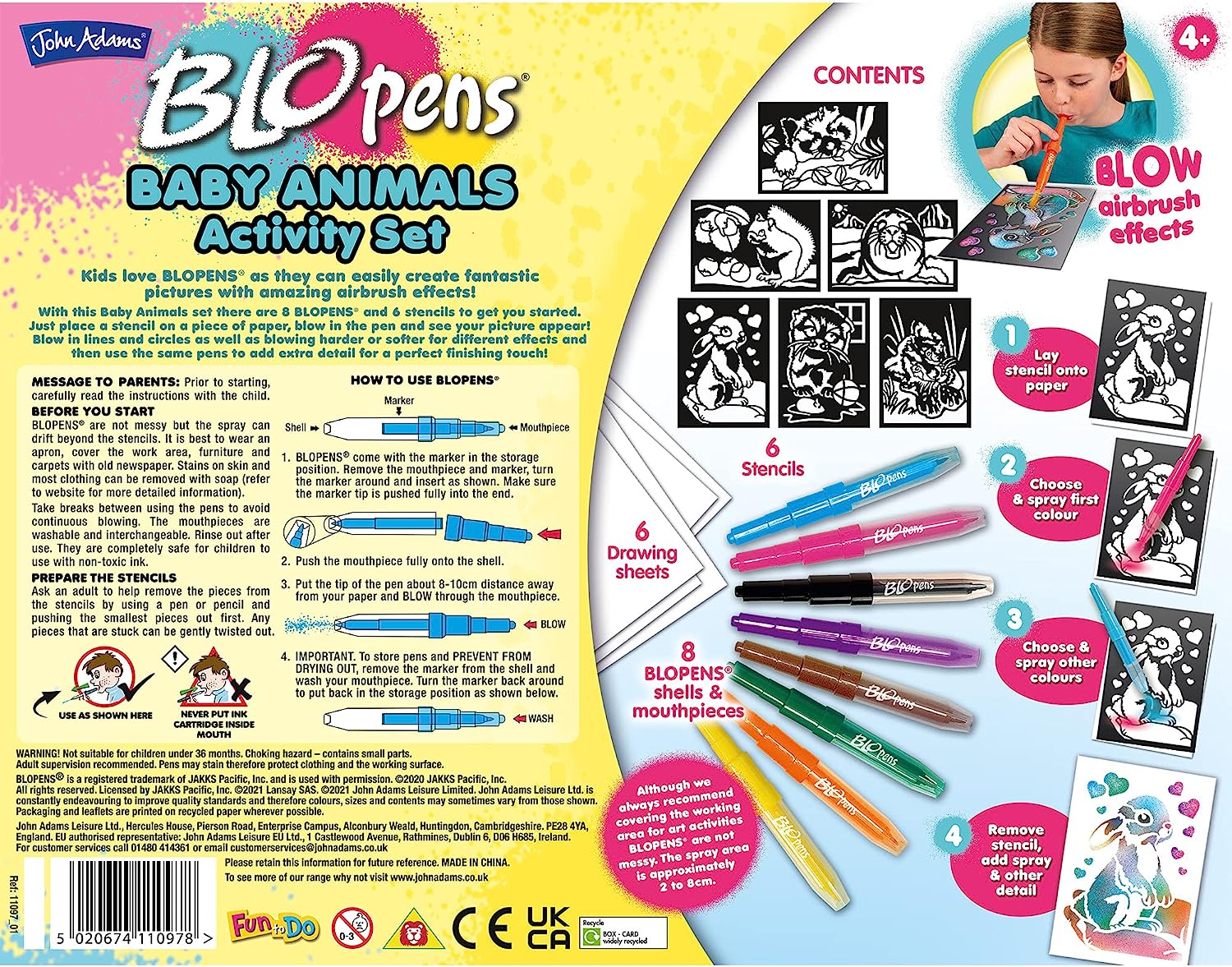 BLOPENS® Baby Animals Activity Set