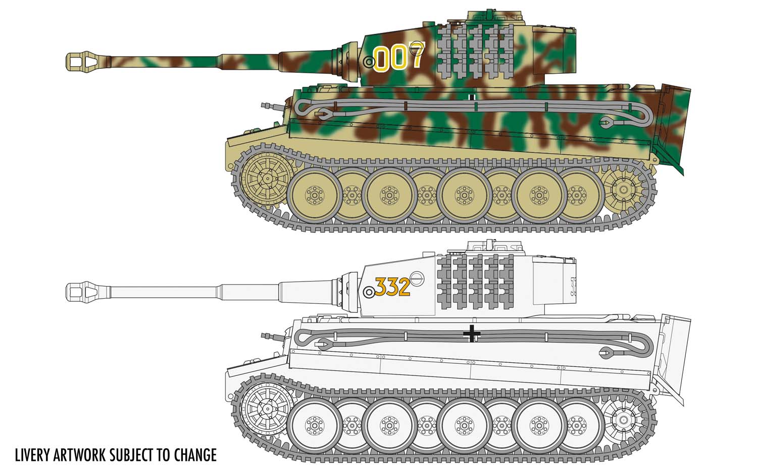 Airfix Tiger 1 Tank 1:72 Scale