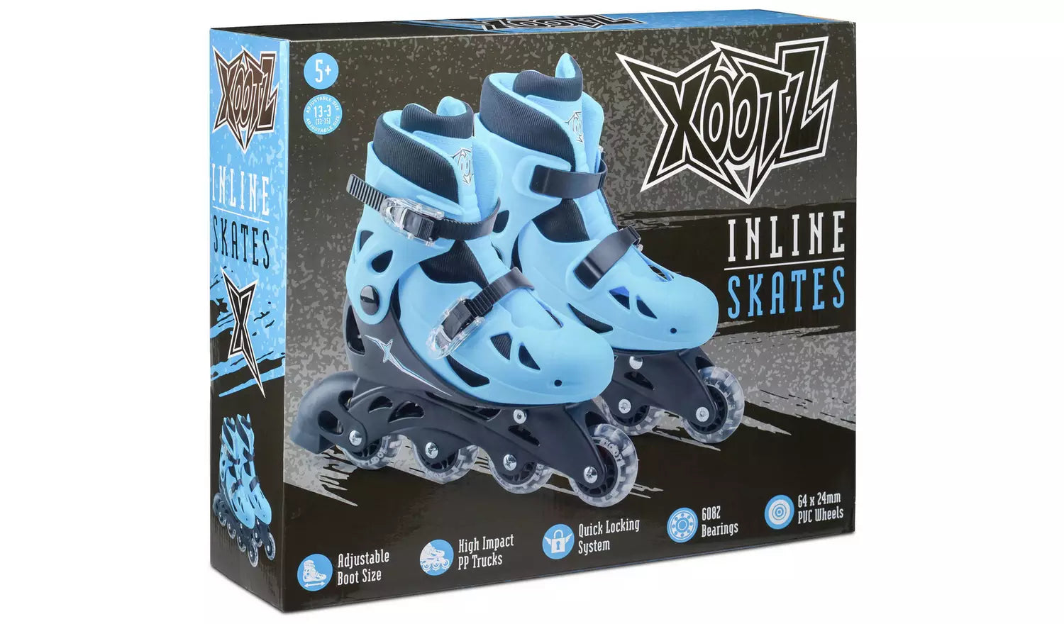 Xootz Quad Inline Blue 13-3 (32-35)