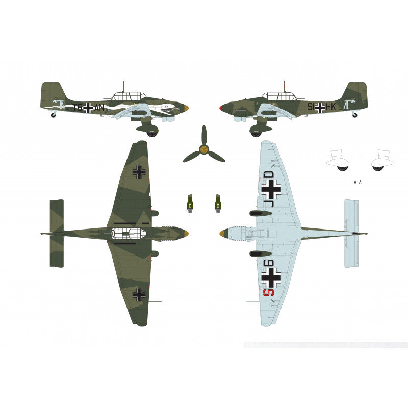 Airfix Junkers Ju87B2/R-2