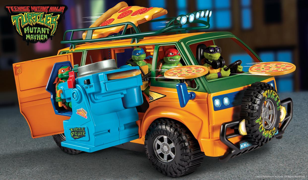 TMNT Mutant Mayhem Pizzafire Van