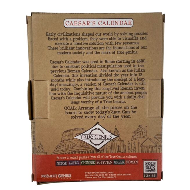 True Genius Caesars Calendar Puzzle