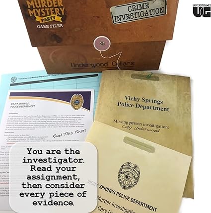 Murder Mystery Case: Underwood Cellar Case File