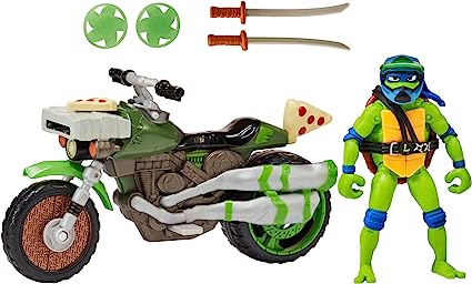 TMNT Mutant Mayhem Leonardos Ninja Kick Cycle