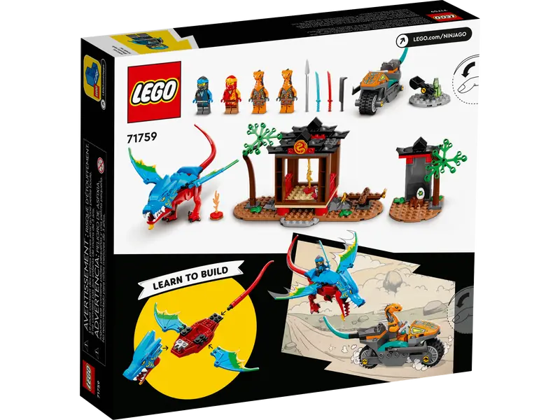 Lego 71759 Ninja Dragon Temple Toy Motorbike set