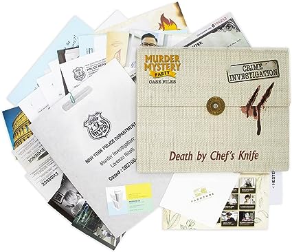 Murder Mystery Case: Death by Chef's Knife