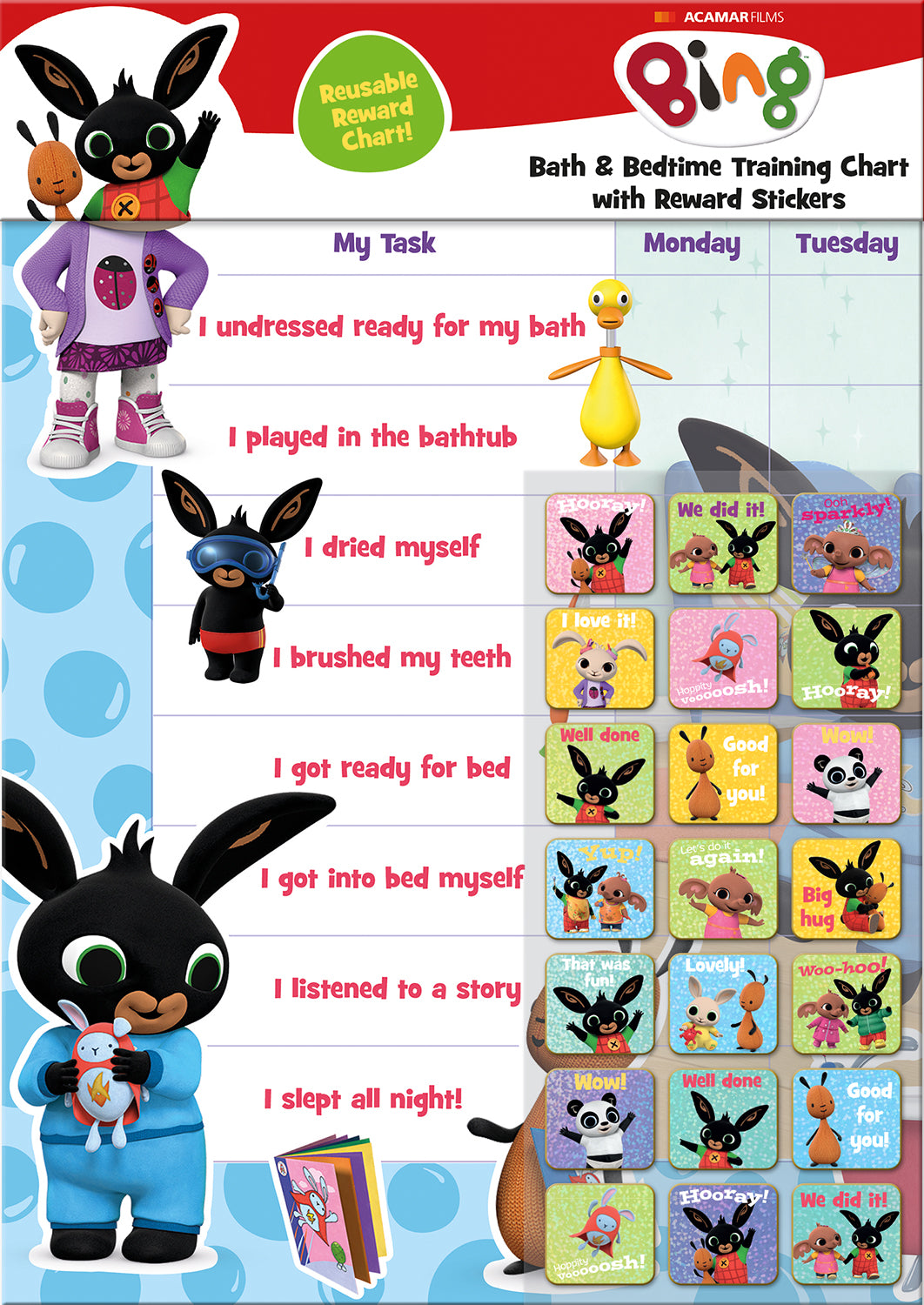 Bing Reward Chart & Stickers