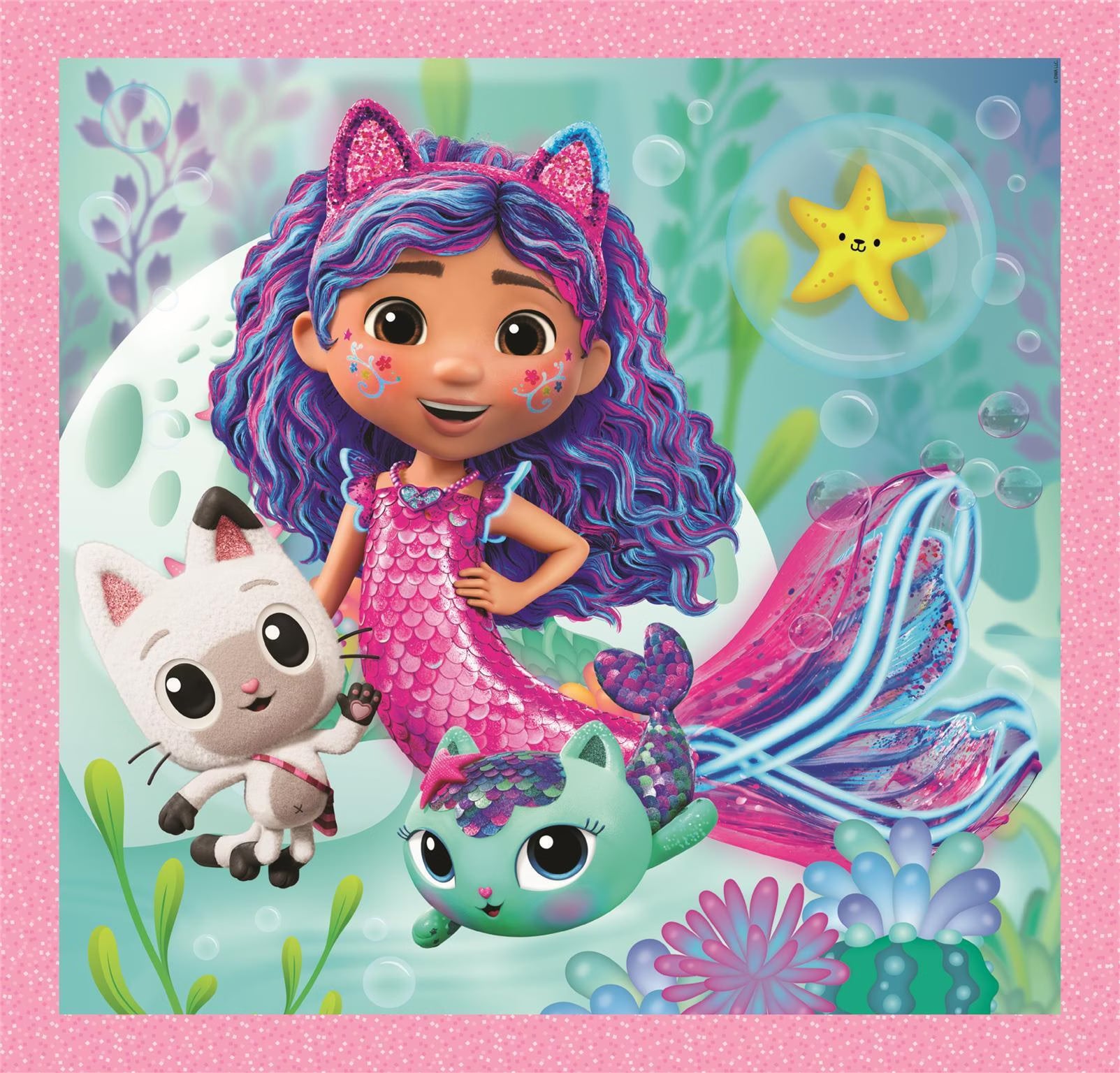Clementoni Gabbys Dollhouse 3x48 Piece Puzzle