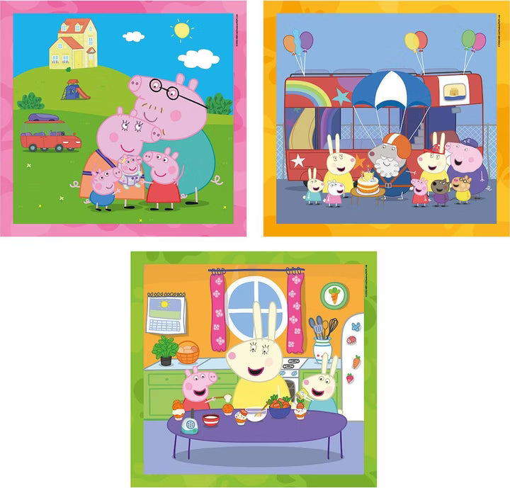 Clementoni Peppa Pig 3x48 Piece Puzzle