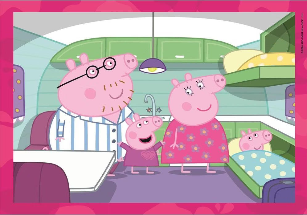 Clementoni Peppa Pig 4 in 1 Puzzle