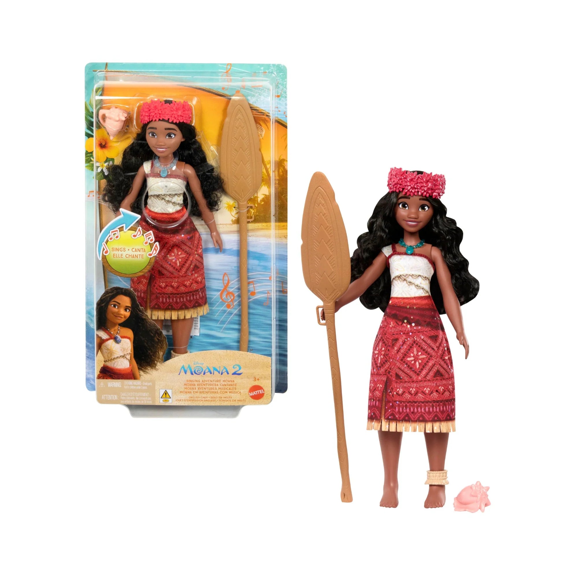 Disney Moana 2 Singing Adventure Doll