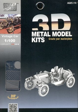 Metal World Vintage Car 1:100 3D Metal Kit