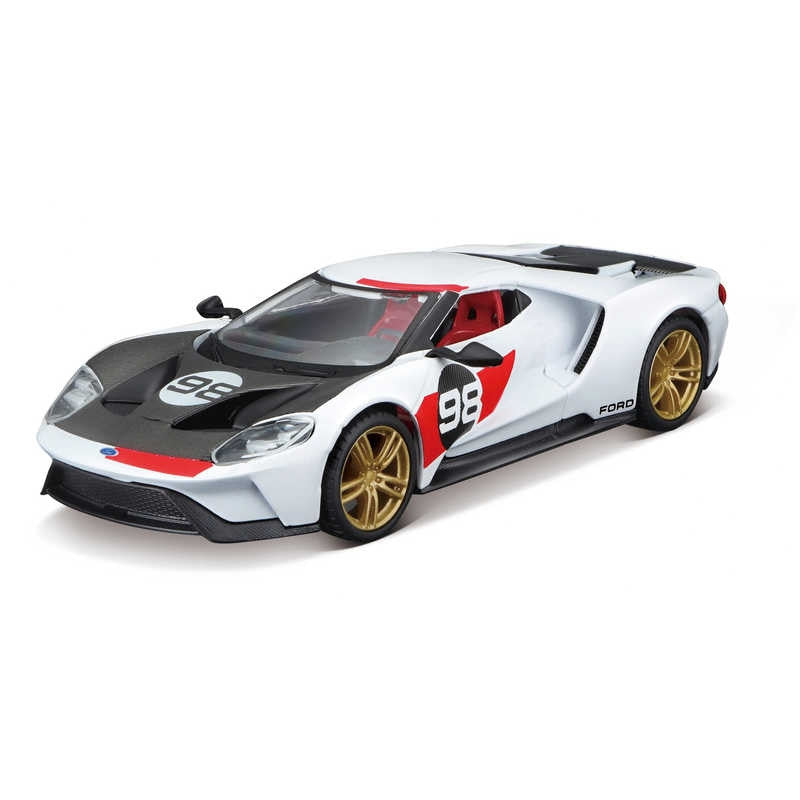 Bburago Ford GT Heritage Collection White 1:32