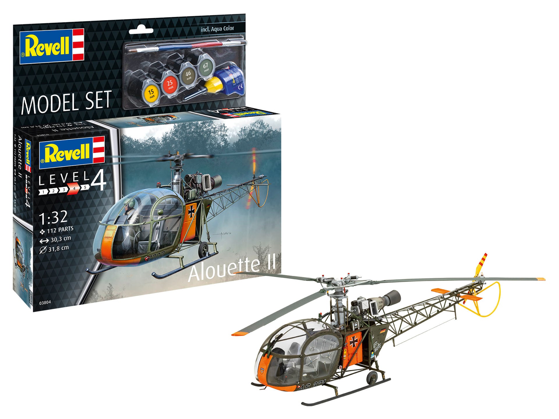 Revell Alouette 1:32 Scale Gift Set