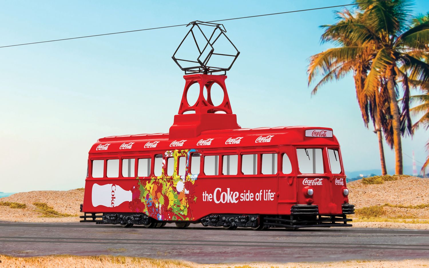 Corgi Coca Cola Single Decker Tram